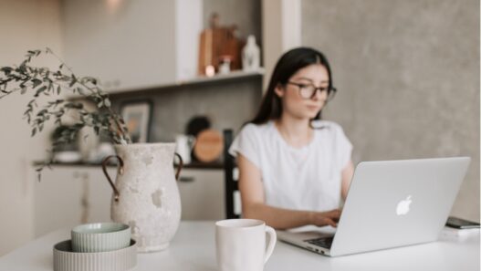 woman balancing work and life