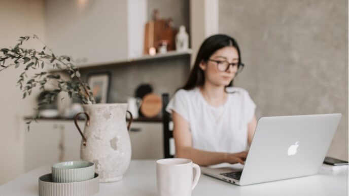 woman balancing work and life